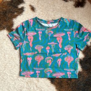 Mushroom Lady Crop Top